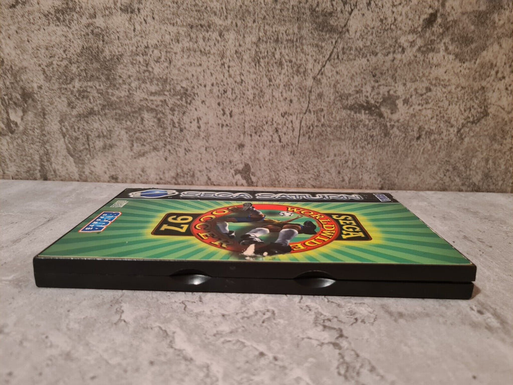 Sega Saturn Sega Worldwide Soccer 97 mit OVP und Anleitung Multi Language - T-Retro-Games 