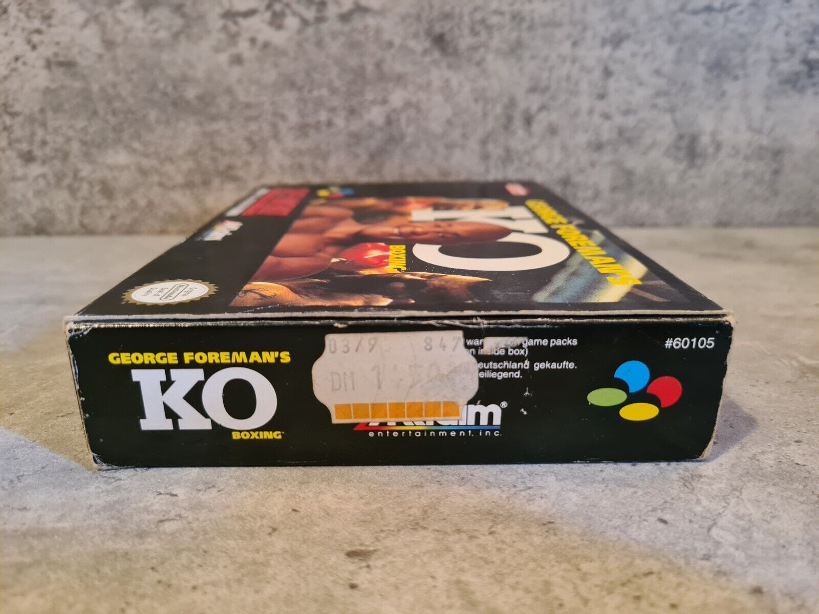SNES Super Nintendo George Foreman's KO Boxing mit OVP und Anleitung NOE - T-Retro-Games 