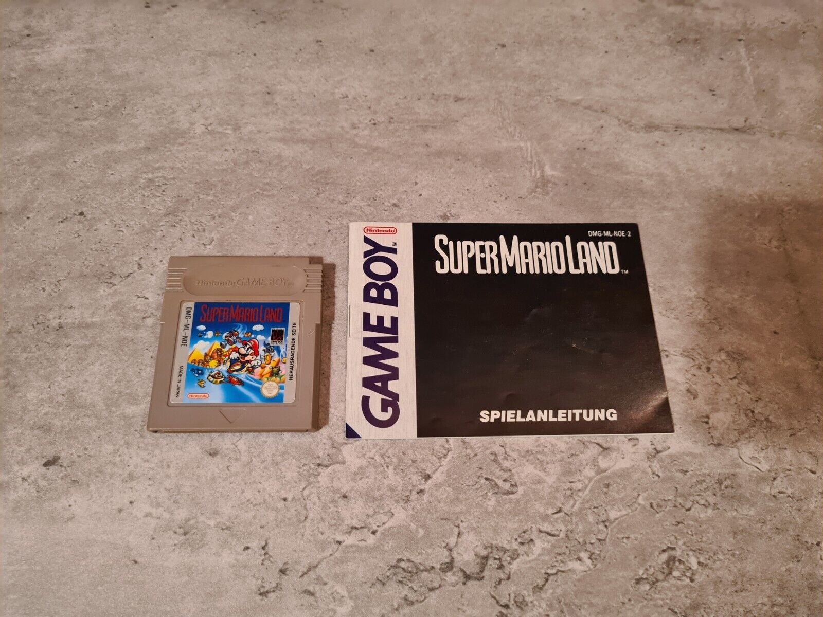 Nintendo Game Boy Classic Spiel Super Mario Land mit OVP und Anleitung NOE - T-Retro-Games 