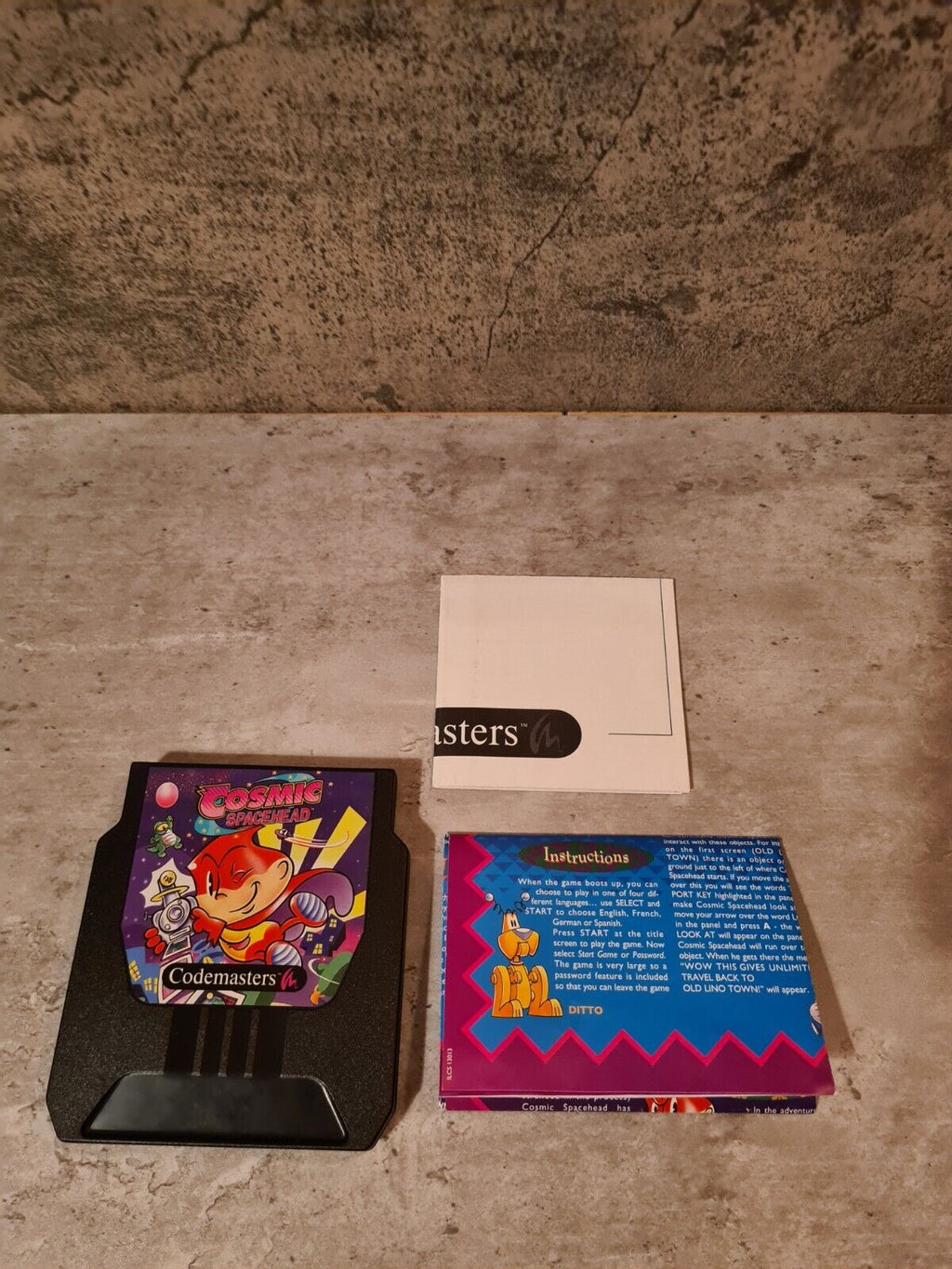 NES Codemasters Cosmic Spacehead mit OVP und Anleitung - T-Retro-Games 