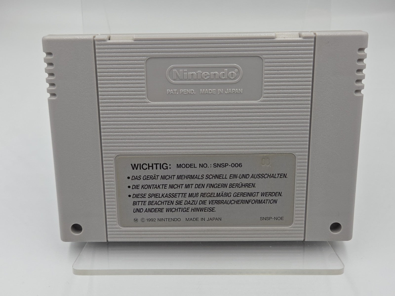 SNES Super Nintendo Spiel Tetris & Dr. Mario FRG Modul