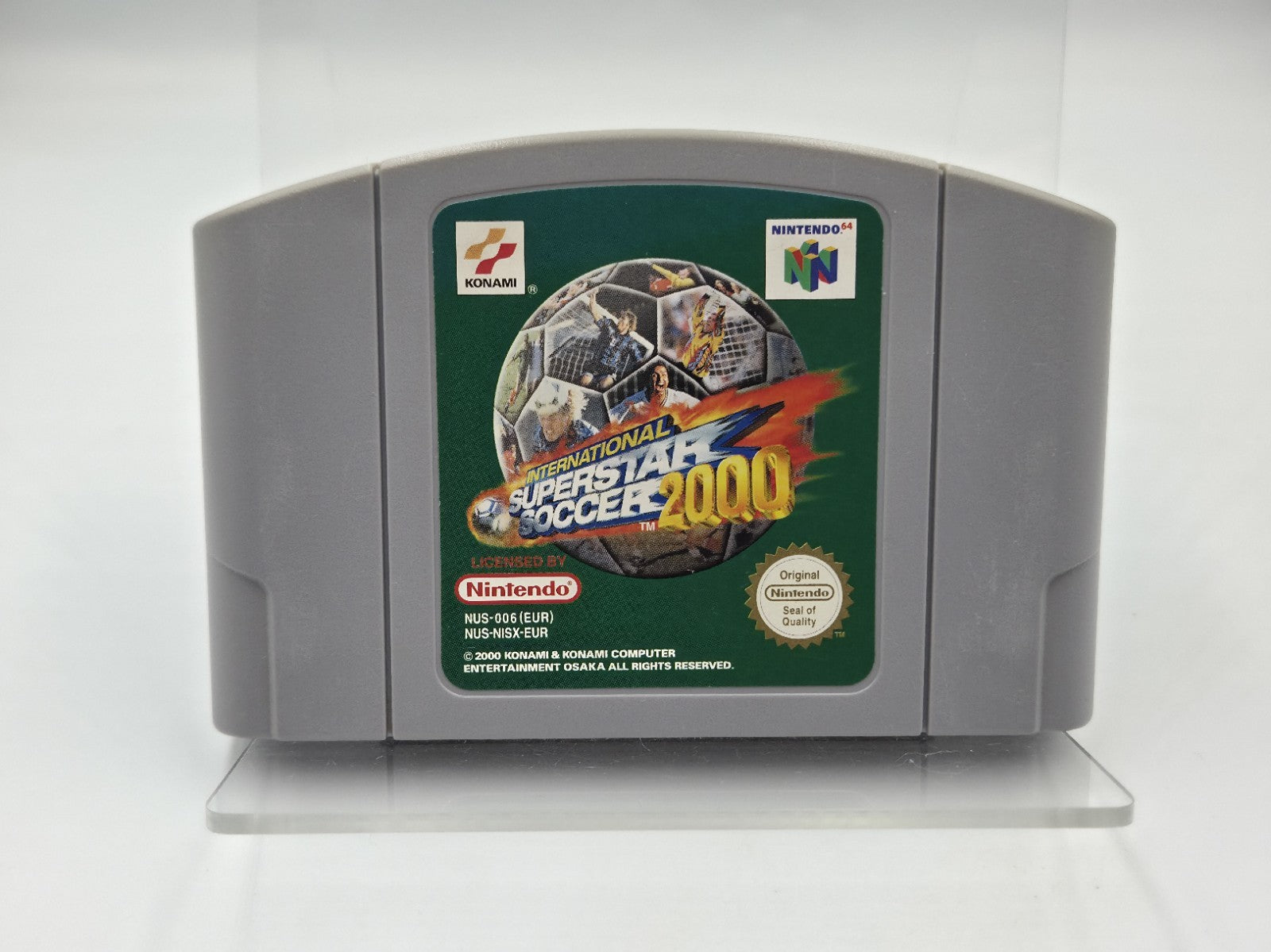 N64 Nintendo 64 Spiel International Superstar Soccer 2000 EUR Modul