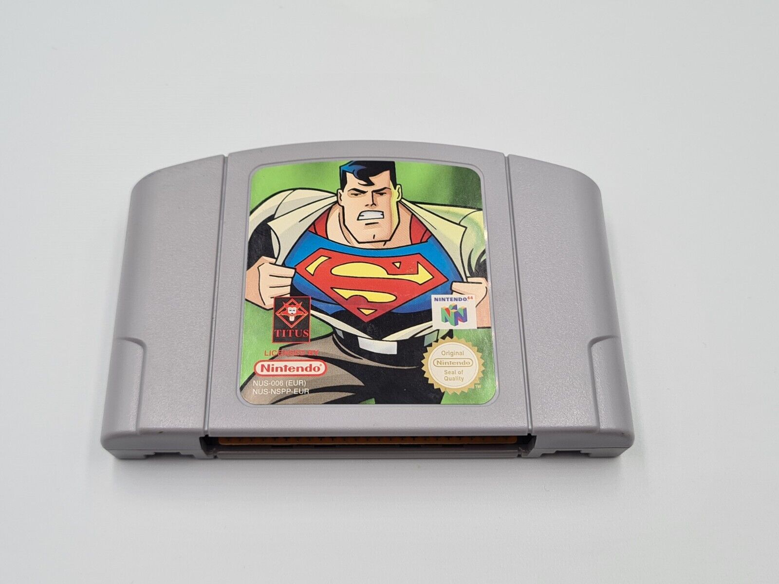 N64 Nintendo 64 Superman mit OVP und Anleitung + Poster EUR - T-Retro-Games 