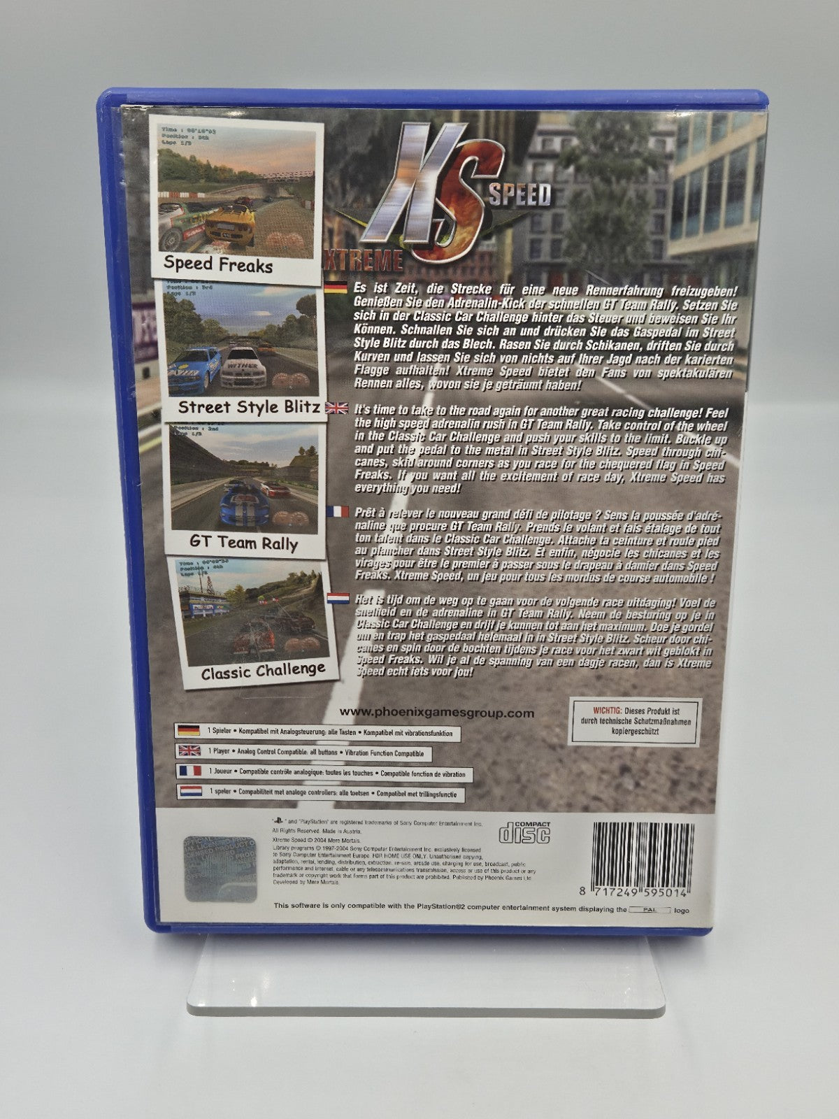 PS2 Playstation 2 Spiel Xtreme Speed mit OVP und Anleitung Multilingual