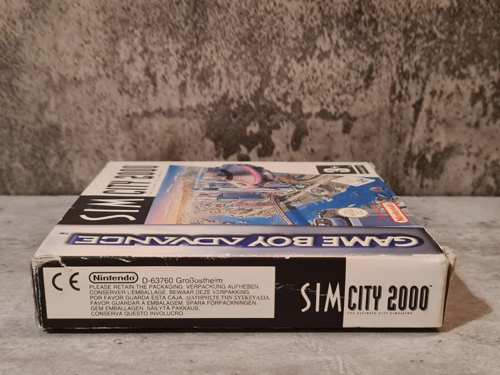 Nintendo Game Boy Advance Sim City 2000 mit OVP und Anleitung EUR - T-Retro-Games 