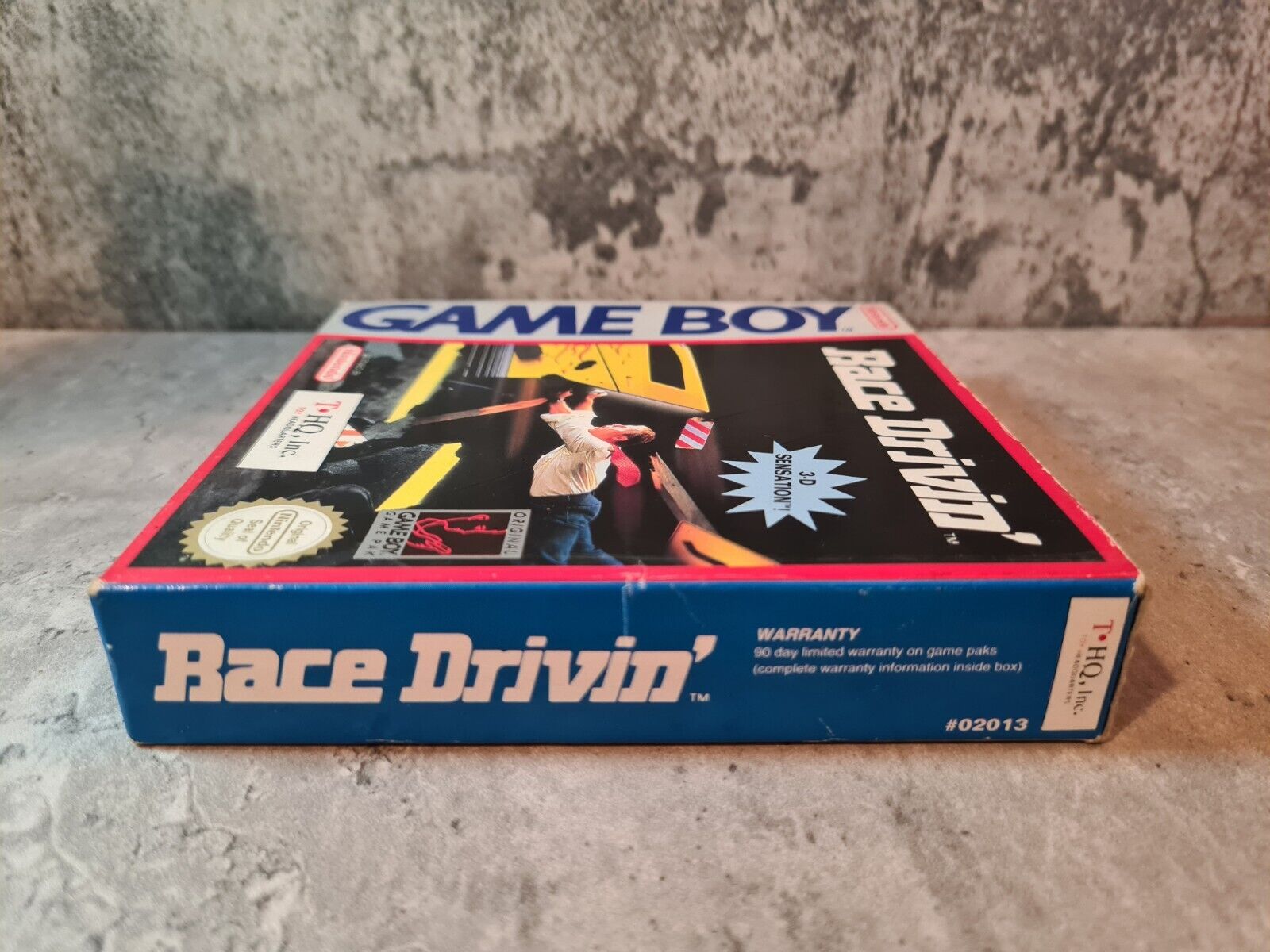 Nintendo Game Boy Classic Race Drivin mit OVP und Anleitung UKV - T-Retro-Games 