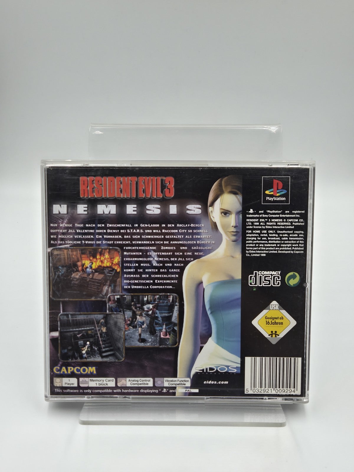 PS1 Playstation 1 Resident Evil 3 Nemesis mit OVP und Anleitung Deutsch 