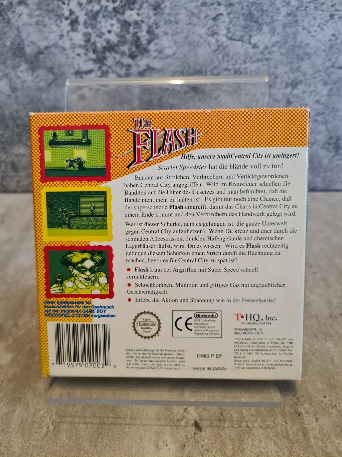 Game Boy Classic The Flash mit OVP und Anleitung NOE - T-Retro-Games 