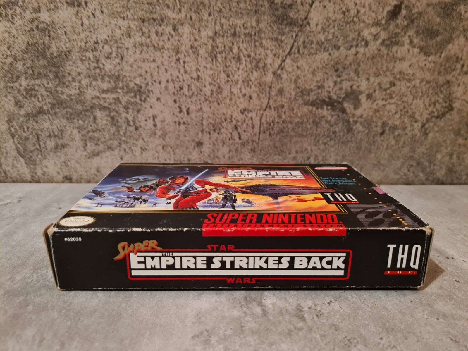 SNES Super Star Wars The Empire Strikes Back mit OVP und Anleitung NTSC USA - T-Retro-Games 