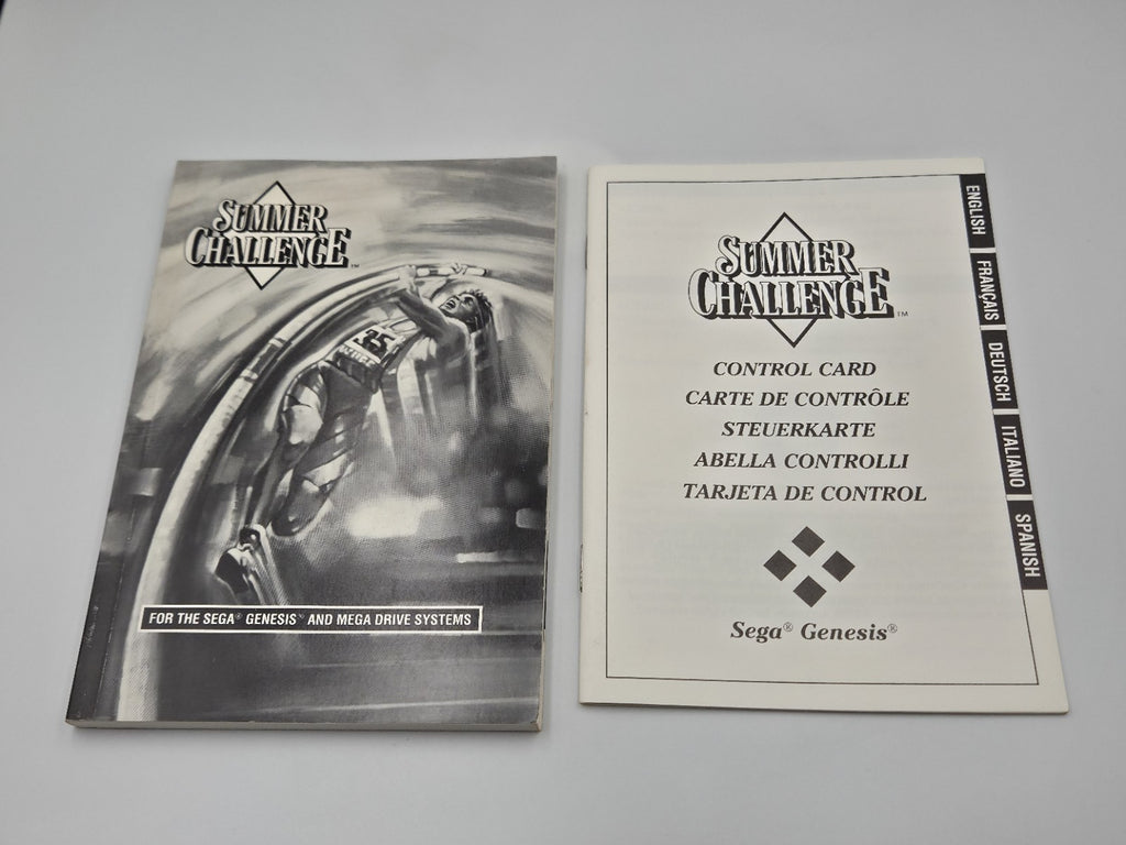 Sega Mega Drive / Genesis Spiel Summer Challenge mit OVP und Anleitung 