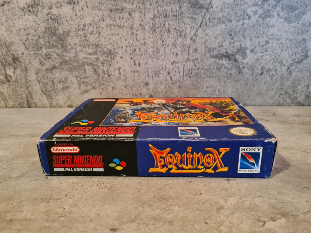 SNES Super Nintendo Equinox mit OVP und Anleitung FRG - T-Retro-Games 