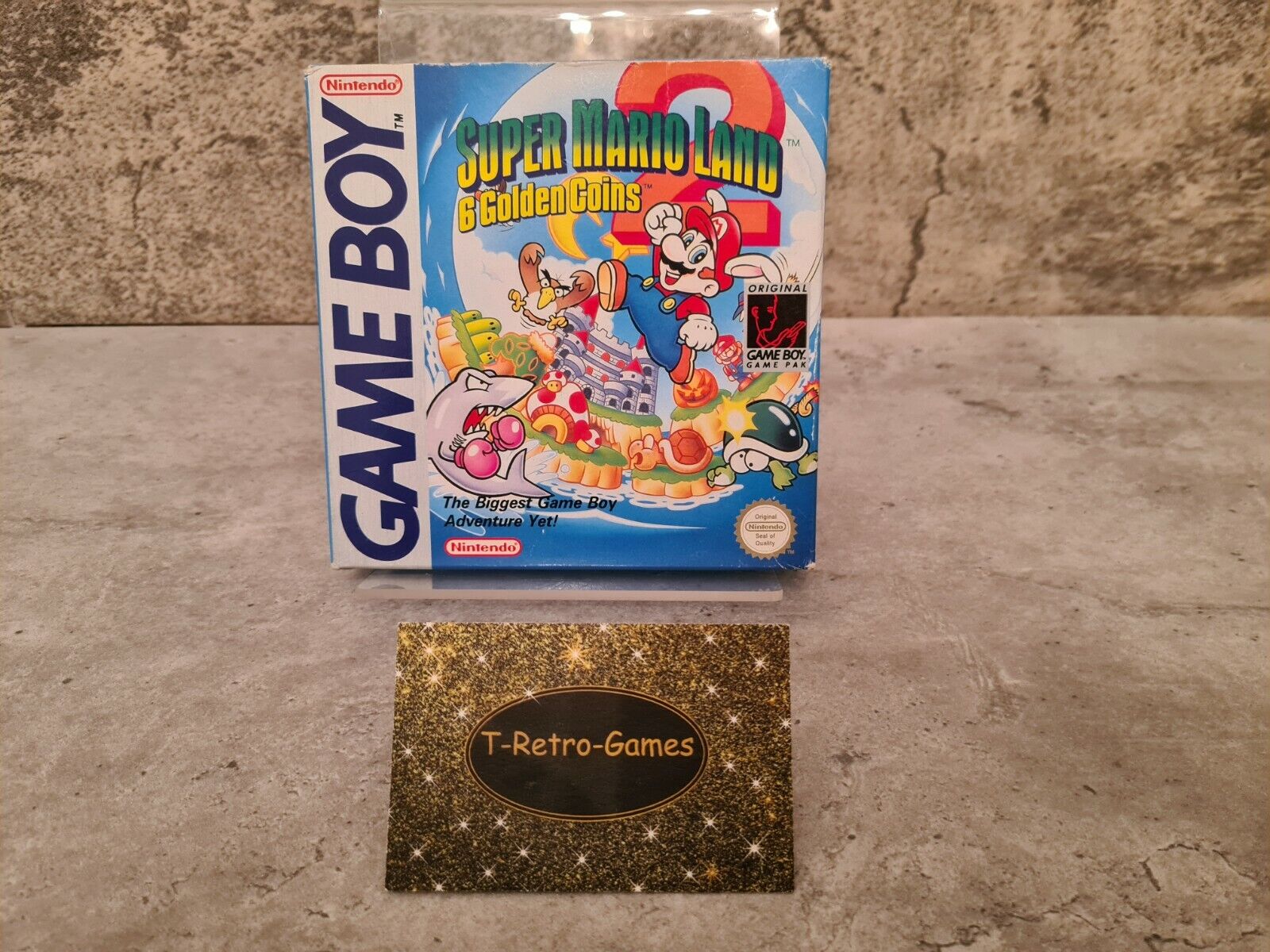 Nintendo Gameboy Super Mario Land 2 : 6 Golden Coins mit OVP und Anleitung UKV - T-Retro-Games 