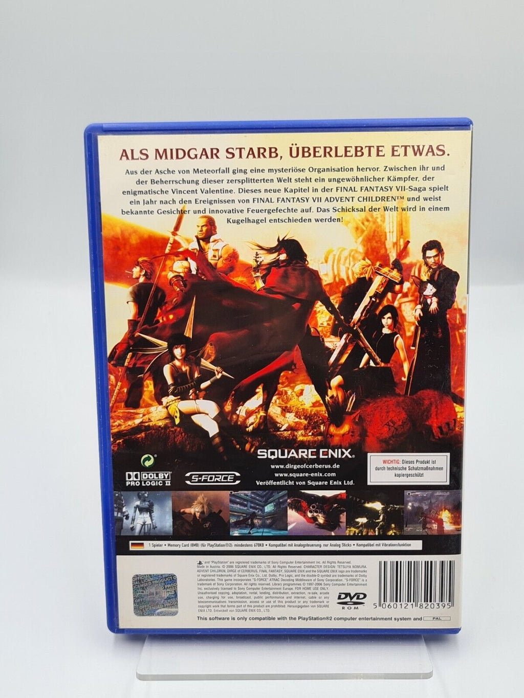 PS2 Playstation 2 Dirge of Cerberus Final Fantasy VII + OVP + Anleitung Deutsch - T-Retro-Games 