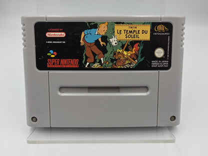 SNES Super Nintendo Spiel TinTin Le Temple Du Soleil FAH Modul