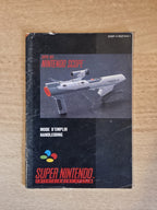 SNES Super Nintendo Super NES Nintendo Scope Instruction Booklet FAH
