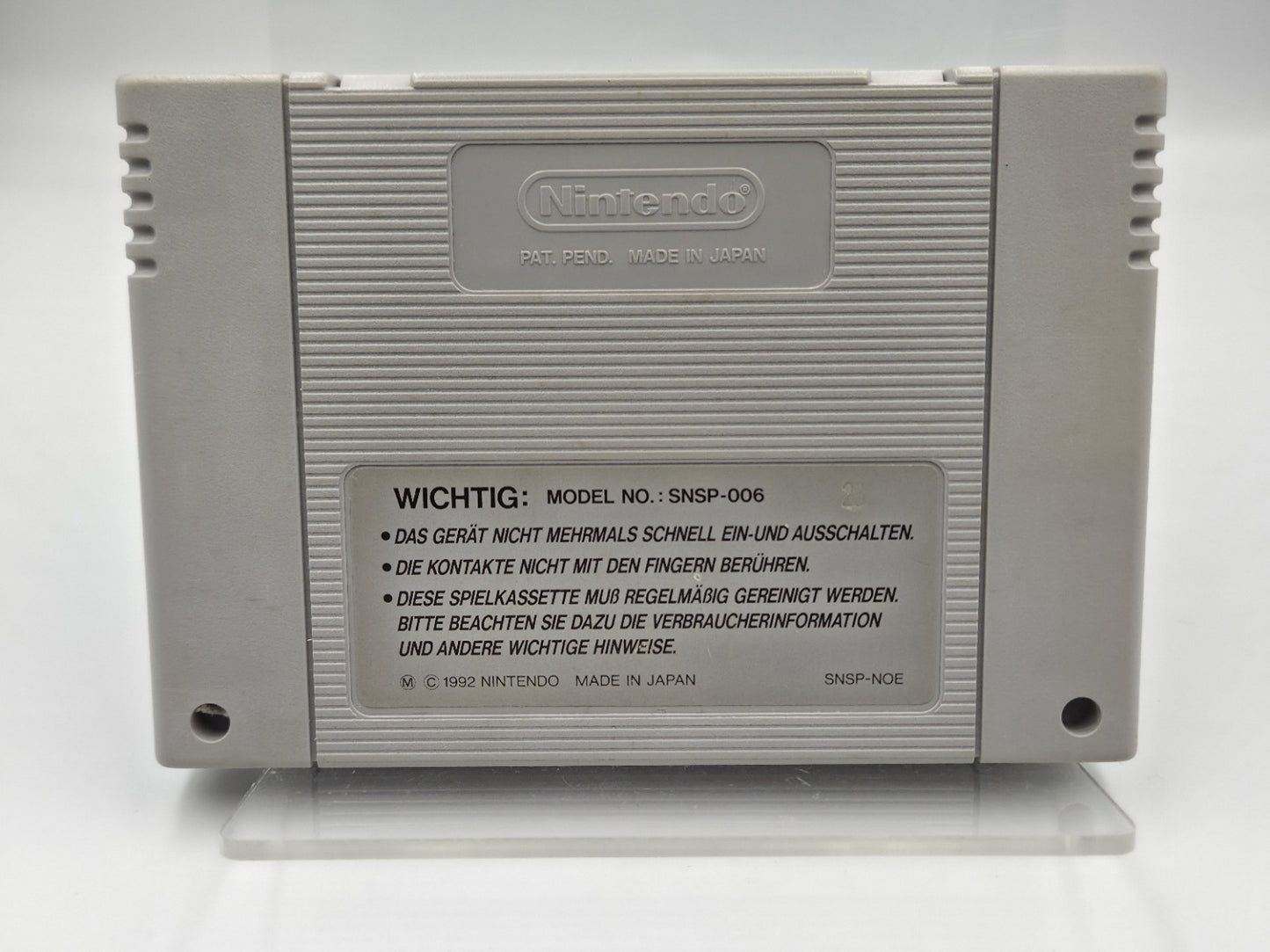 SNES Super Nintendo Goof Troop NOE/SFRG Modul