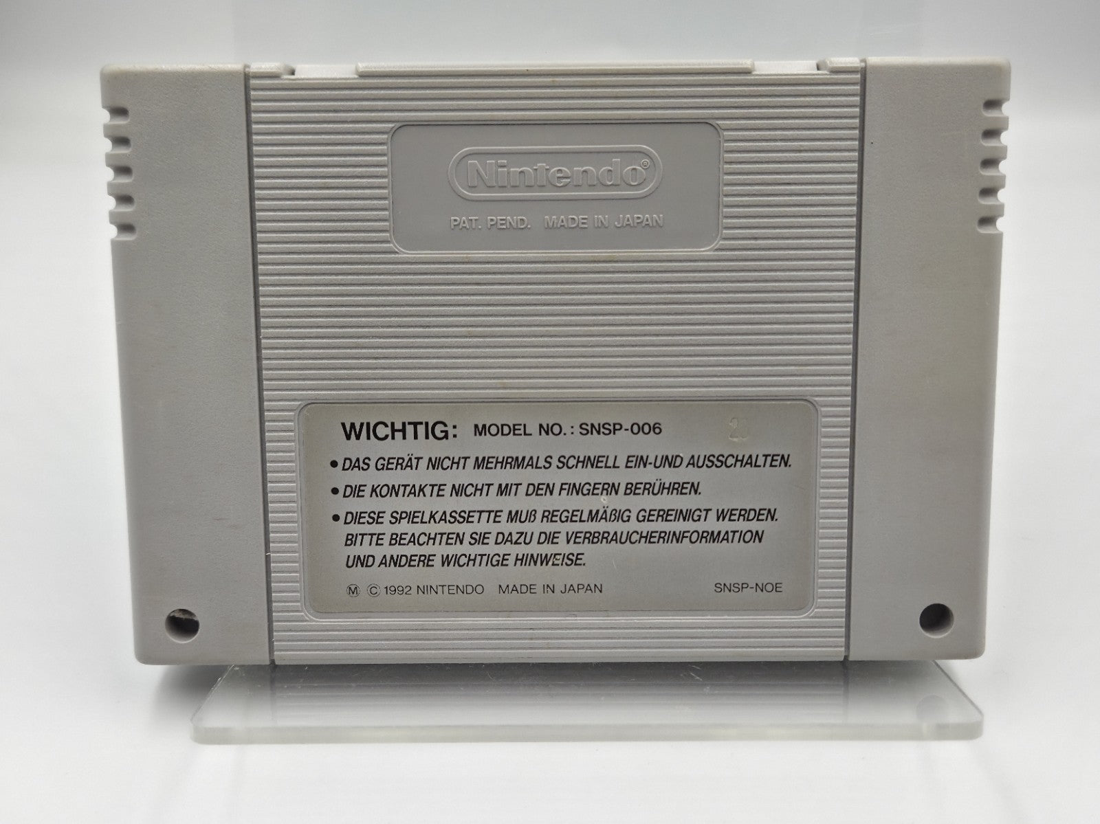 SNES Super Nintendo Goof Troop NOE/SFRG Modul