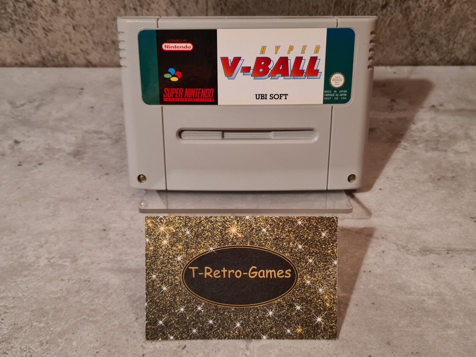SNES Super Nintendo Hyper V-Ball FAH Modul - T-Retro-Games 