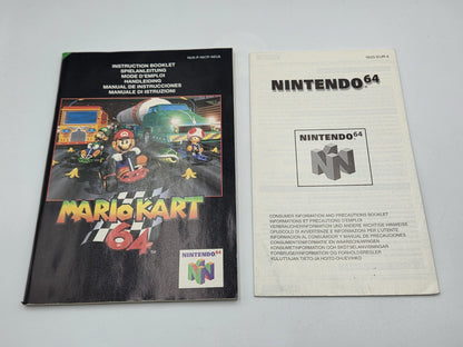 N64 Nintendo 64 Mario Kart 64 mit OVP und Anleitung EUR