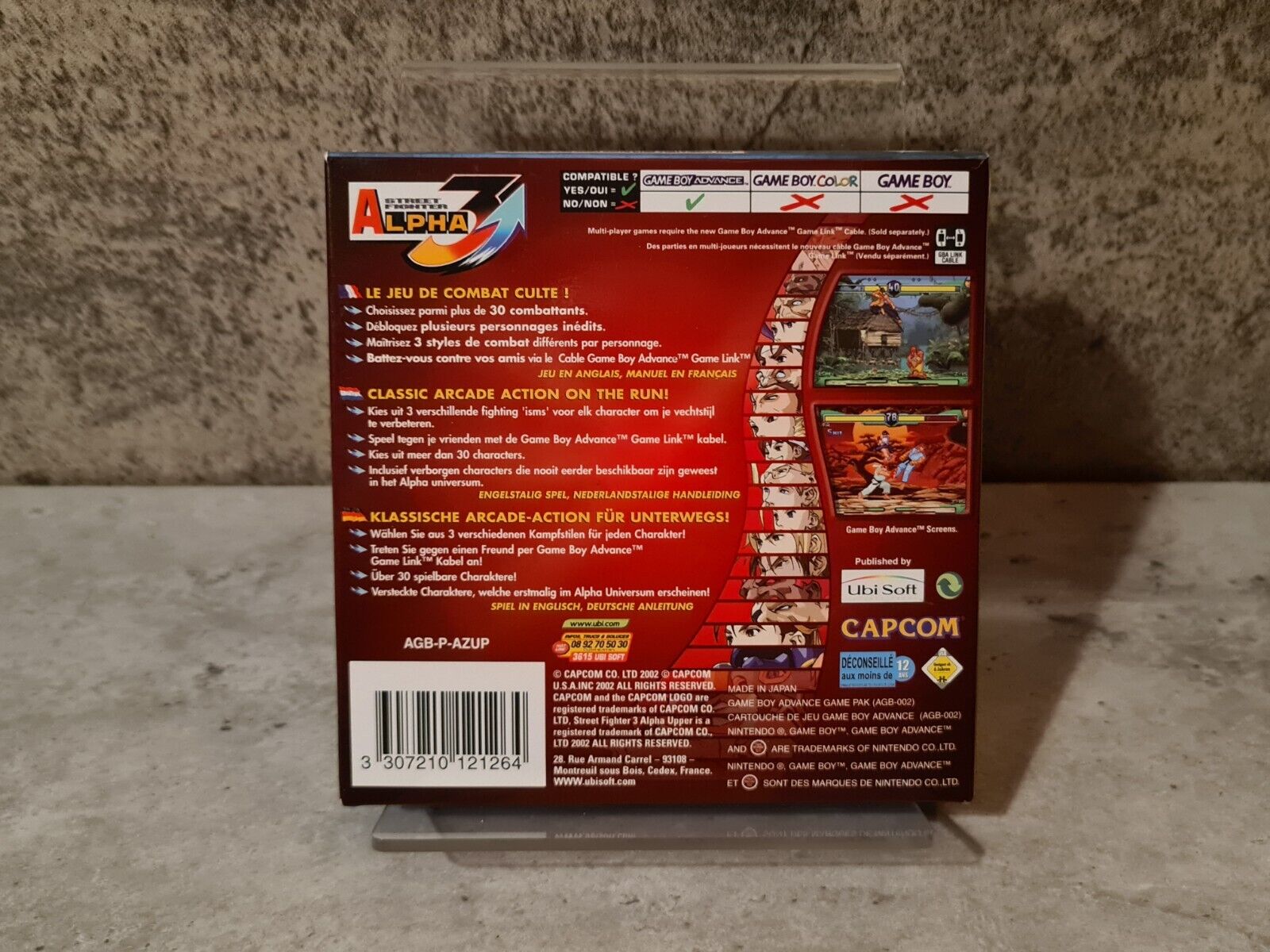 Nintendo Game Boy Advance Street Fighter Alpha 3 mit OVP und Anleitung EUR - T-Retro-Games 