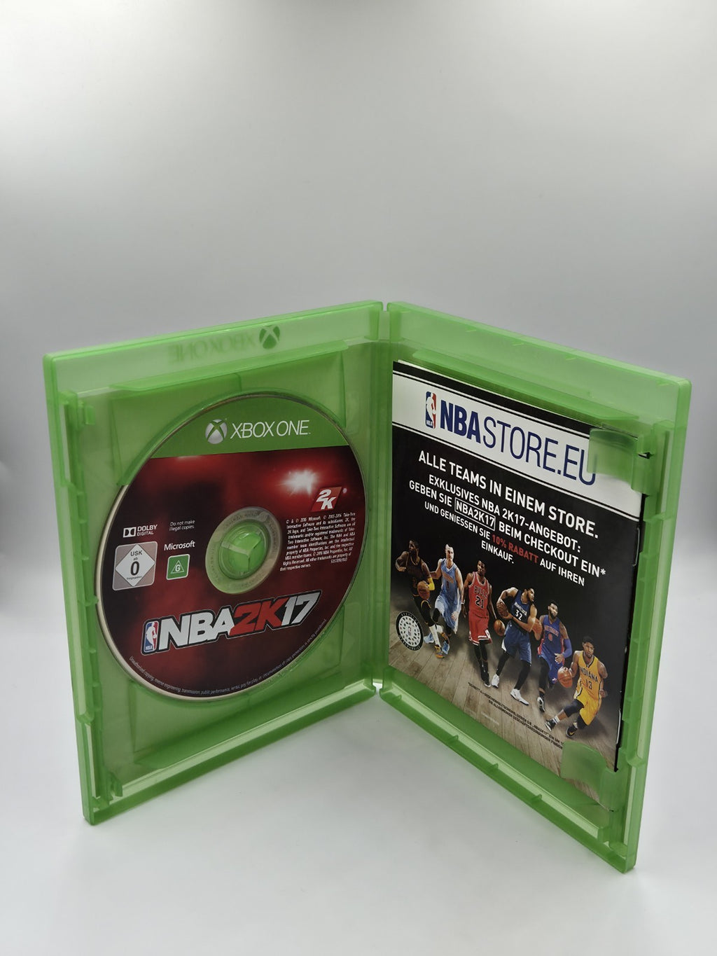 XBOXOne Spiel NBA 2K17 mit OVP und Anleitung Deutsch