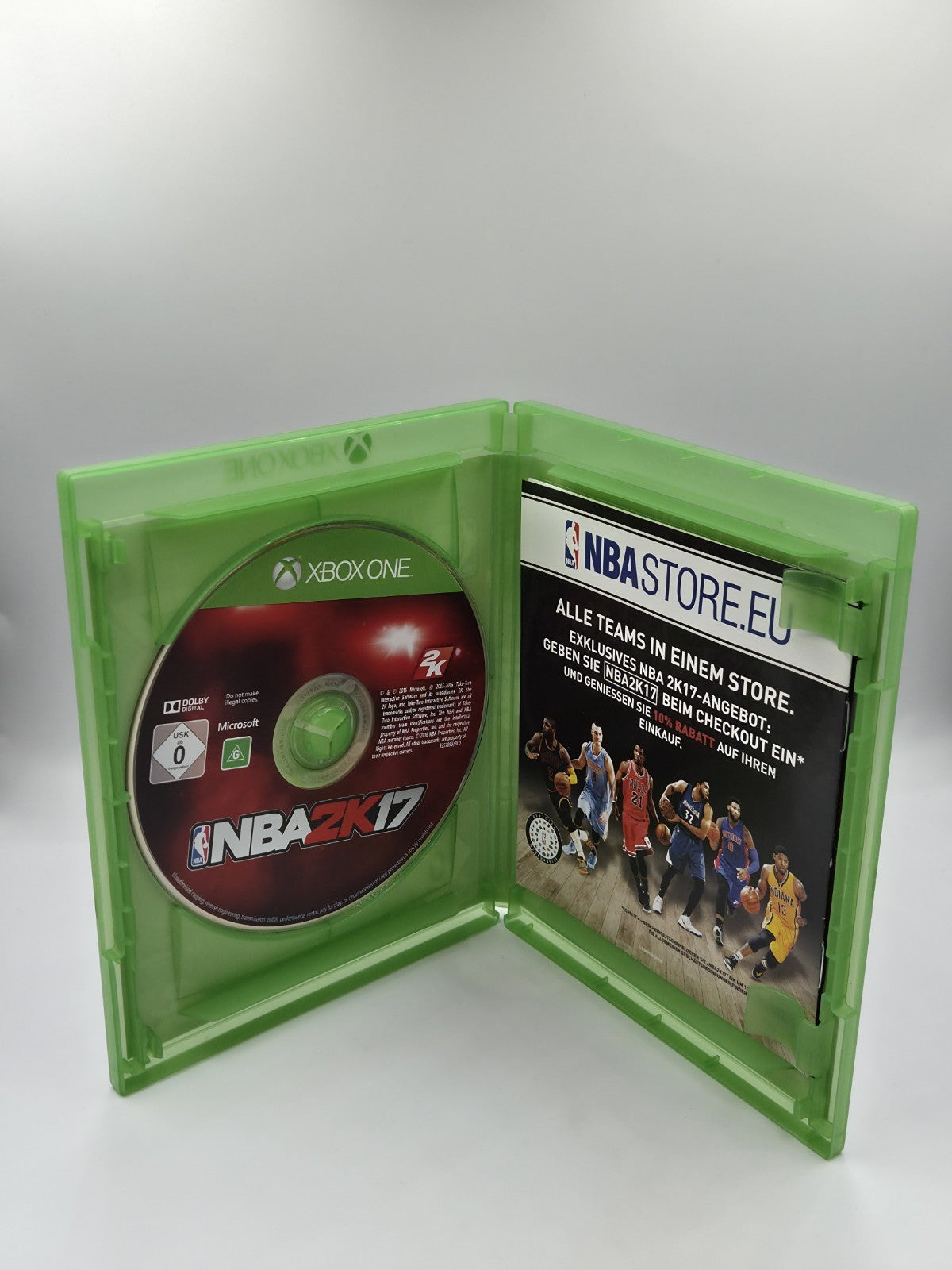 XBOXOne Spiel NBA 2K17 mit OVP und Anleitung Deutsch