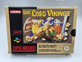 SNES Super Nintendo The Lost Vikings mit OVP und Anleitung FAH/SFRA