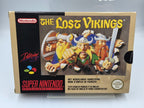 SNES Super Nintendo The Lost Vikings mit OVP und Anleitung FAH/SFRA