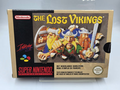 SNES Super Nintendo The Lost Vikings mit OVP und Anleitung FAH/SFRA