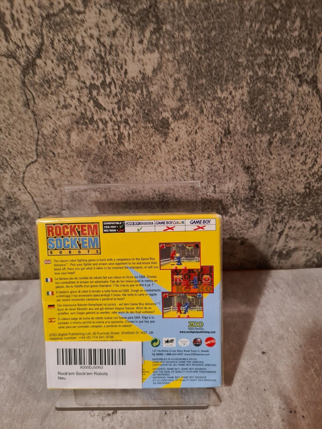 Game Boy Advance Rock'em Sock'em Robots EUR Sealed Neu - T-Retro-Games 