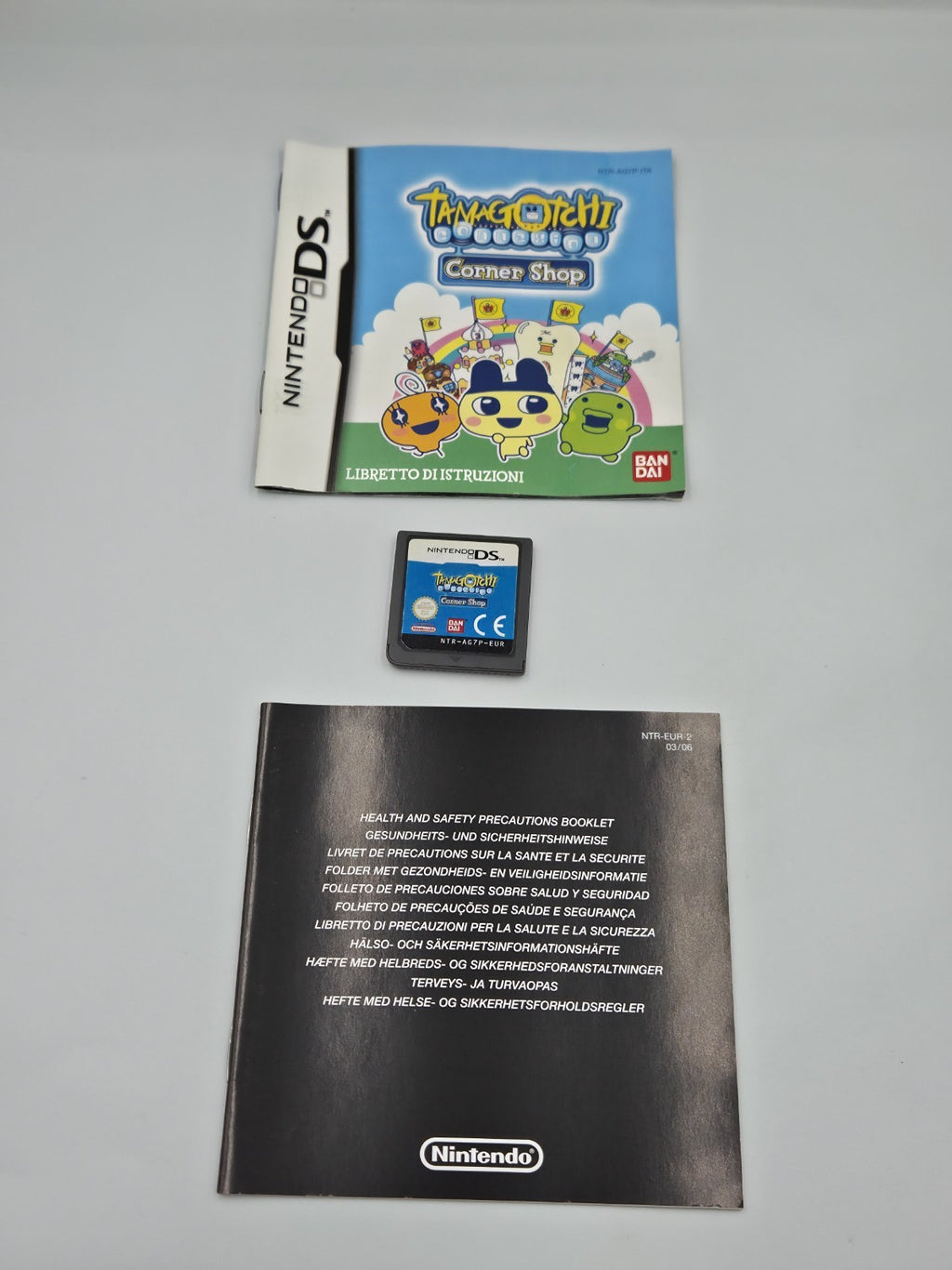 Nintendo DS Spiel Tamagotchi Connexion Corner Shop mit OVP und Anleitung ITA