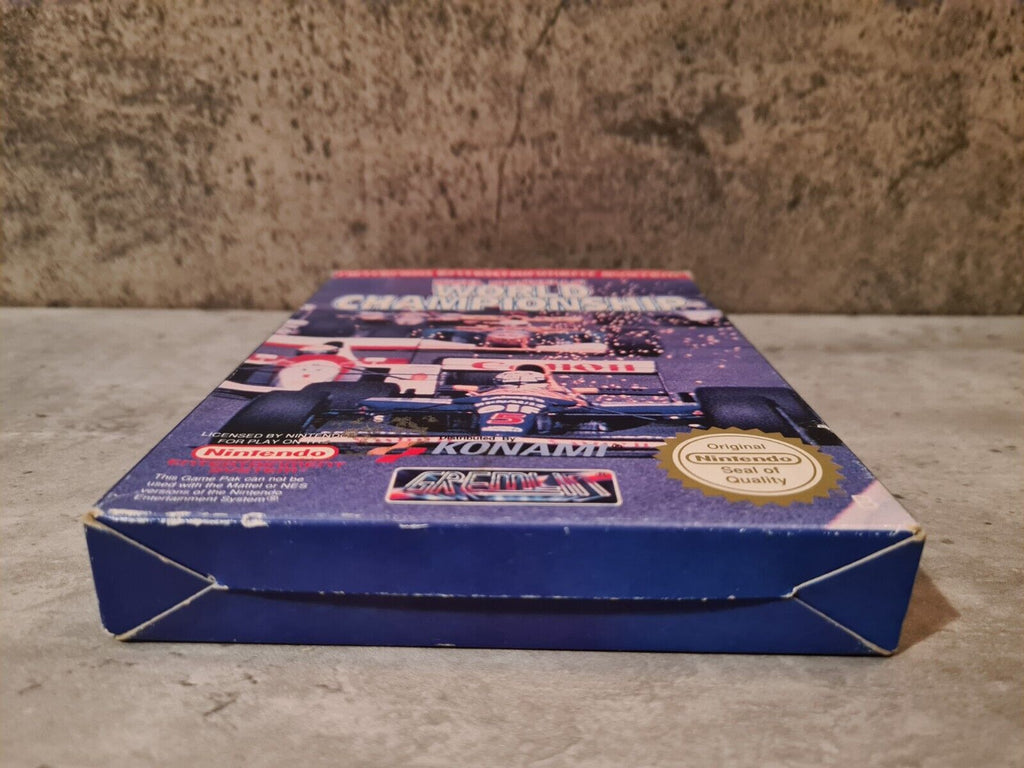 Nintendo NES Nigel Mansell's World Championship mit OVP und Anleitung NOE - T-Retro-Games 