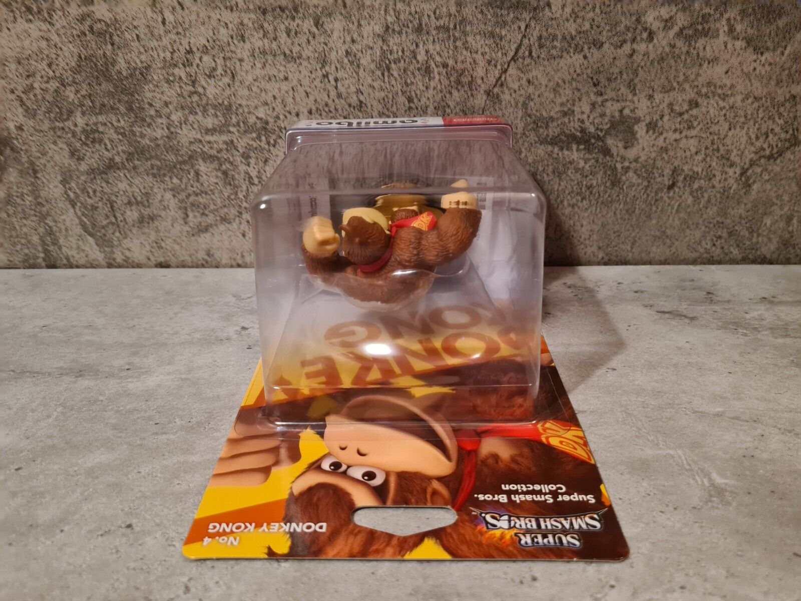 Amiibo Sammlerfigur Super Smash Bros. Collection Donkey Kong NO. 4 Sealed - T-Retro-Games 