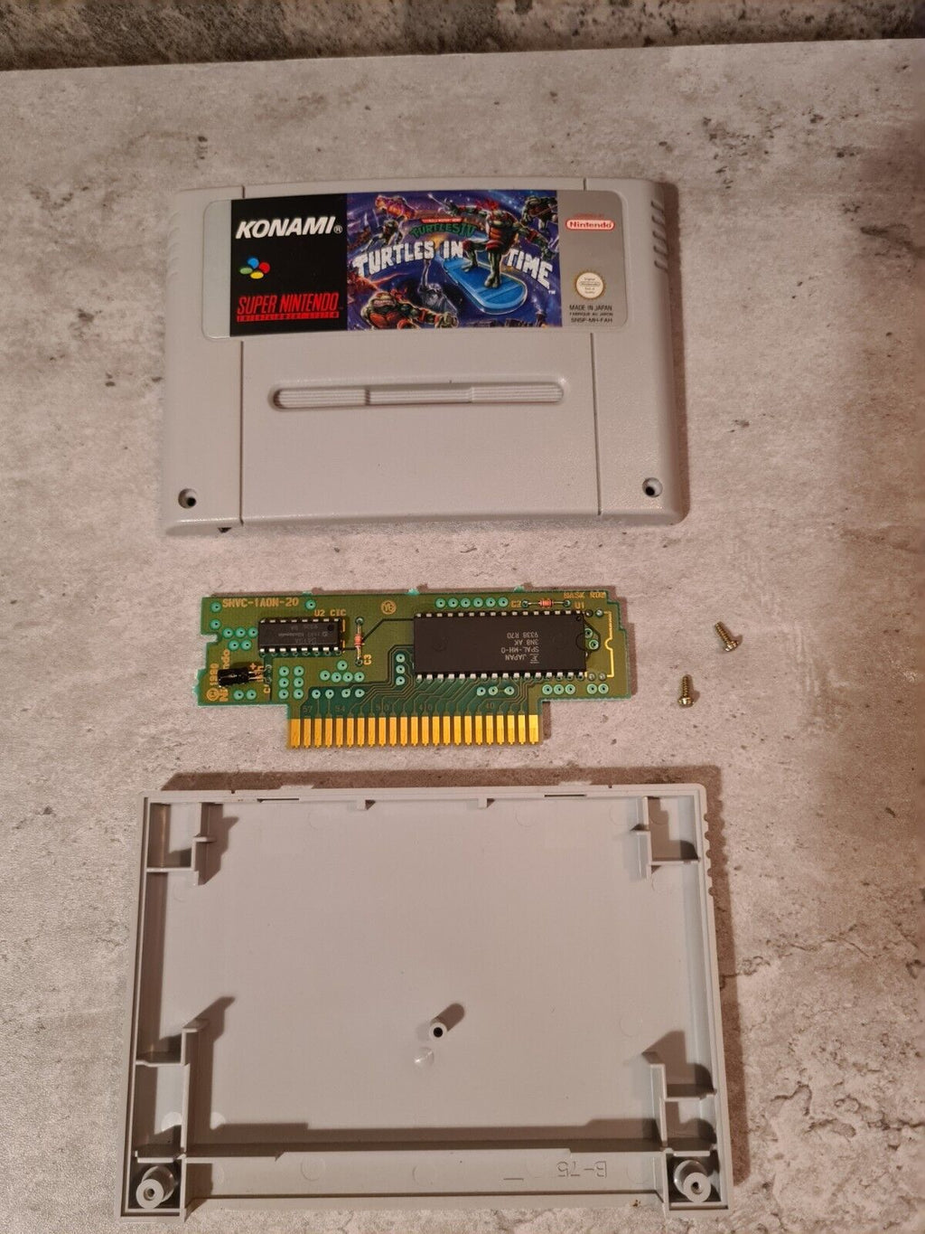 SNES Super Nintendo Turtles in Time Modul FAH - T-Retro-Games 