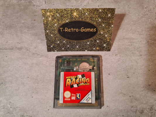 Nintendo Game Boy Color Mickey's Racing Adventure EUR Modul - T-Retro-Games 