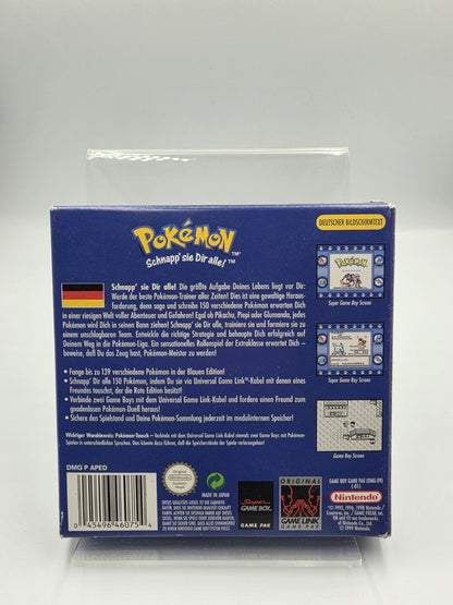 Nintendo Game Boy Pokemon Blaue Edition mit OVP und Anleitung NOE