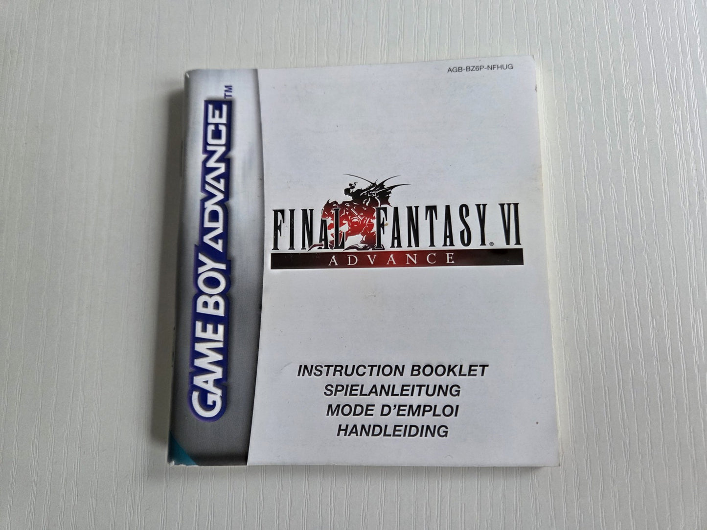 Nintendo Game Boy Advance Final Fantasy VI Advance Spielanleitung NFHUG