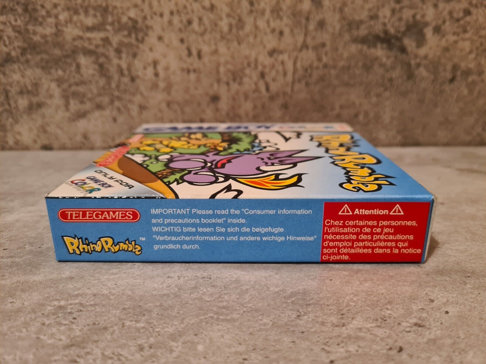 Game Boy Color Rhino Rumble EUR New Old Stock Unused - T-Retro-Games 