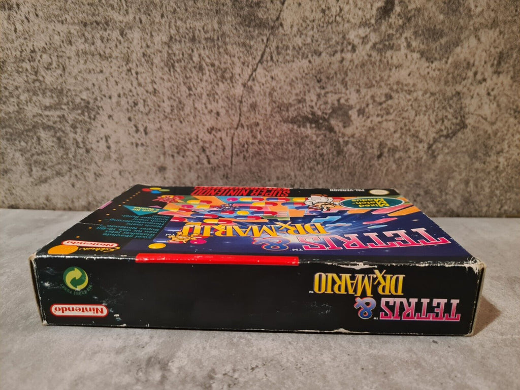SNES Super Nintendo Tetris & Dr. Mario mit OVP und Anleitung NOE - T-Retro-Games 