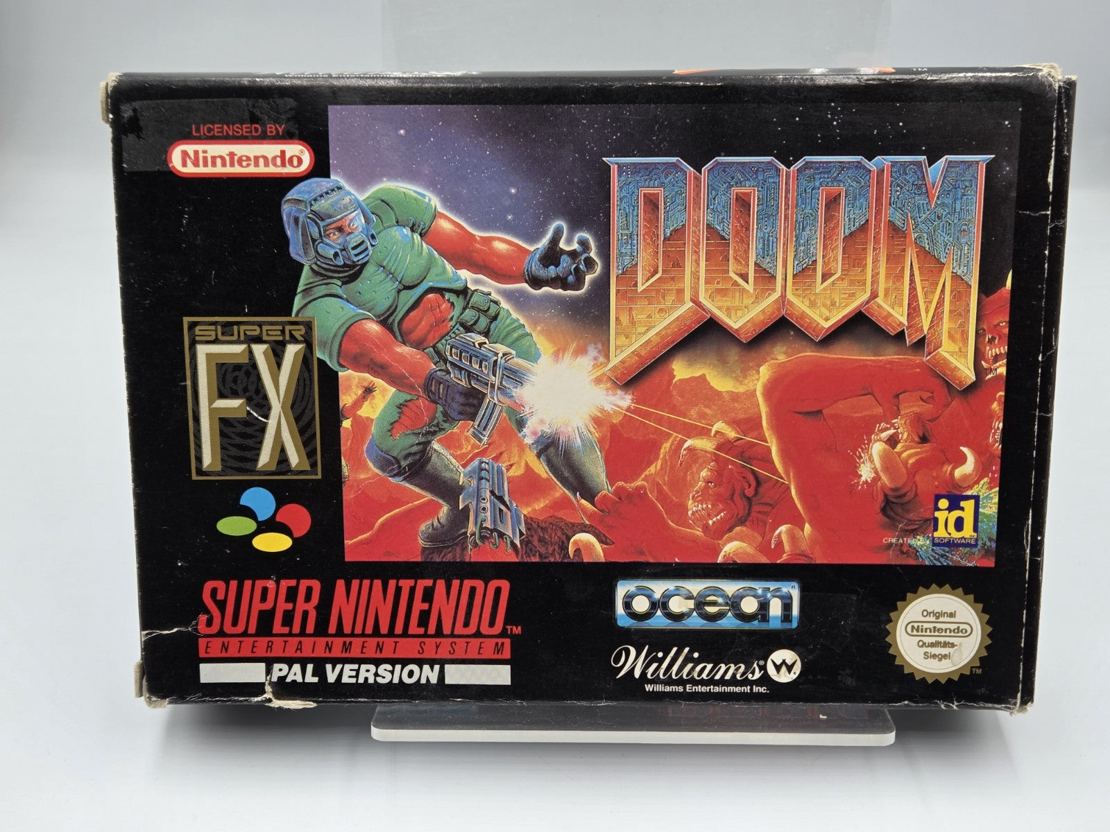 SNES Super Nintendo Doom mit OVP und Anleitung NOE - T-Retro-Games 