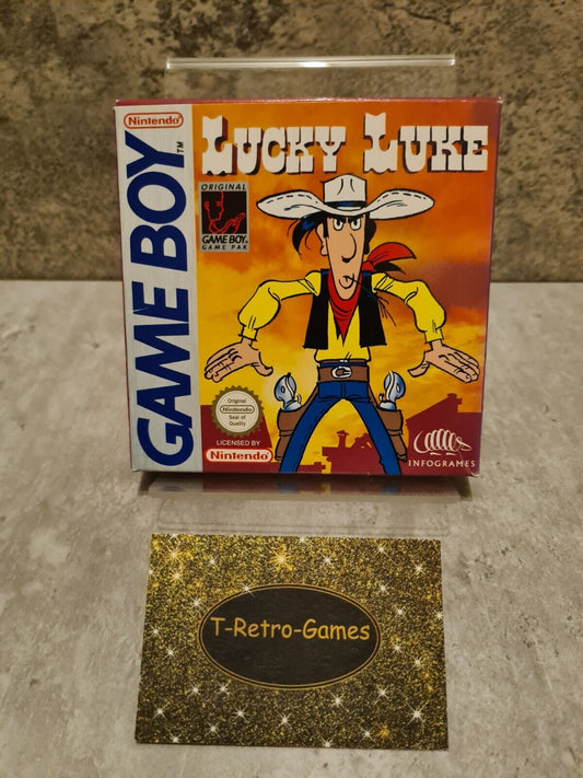 Nintendo Game Boy Classic Lucky Luke mit OVP und Anleitung + Poster FAH - T-Retro-Games 
