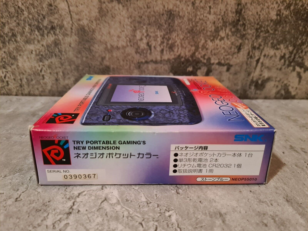 NeoGeo Pocket Color Konsole Console Carbon Japan SNK OVP - T-Retro-Games 
