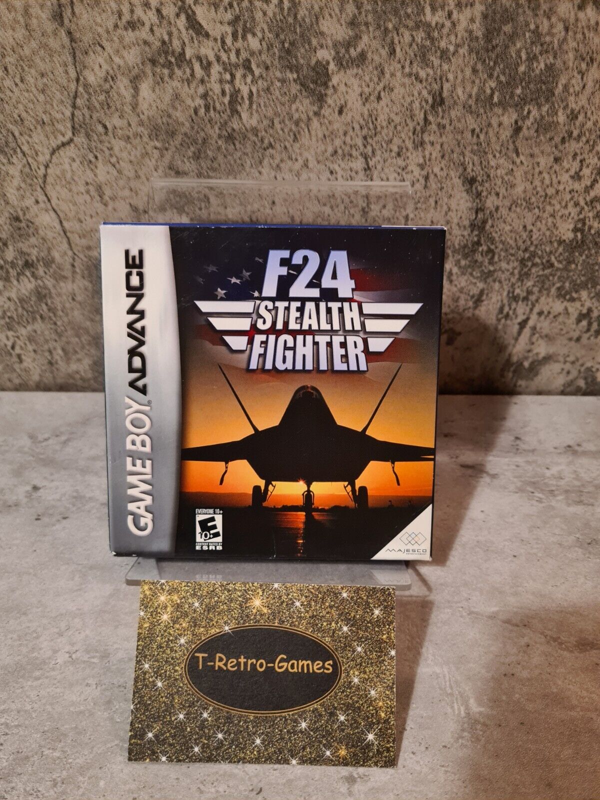 Gameboy Advance F24 Stealth Fighter mit OVP und Anleitung USA - T-Retro-Games 