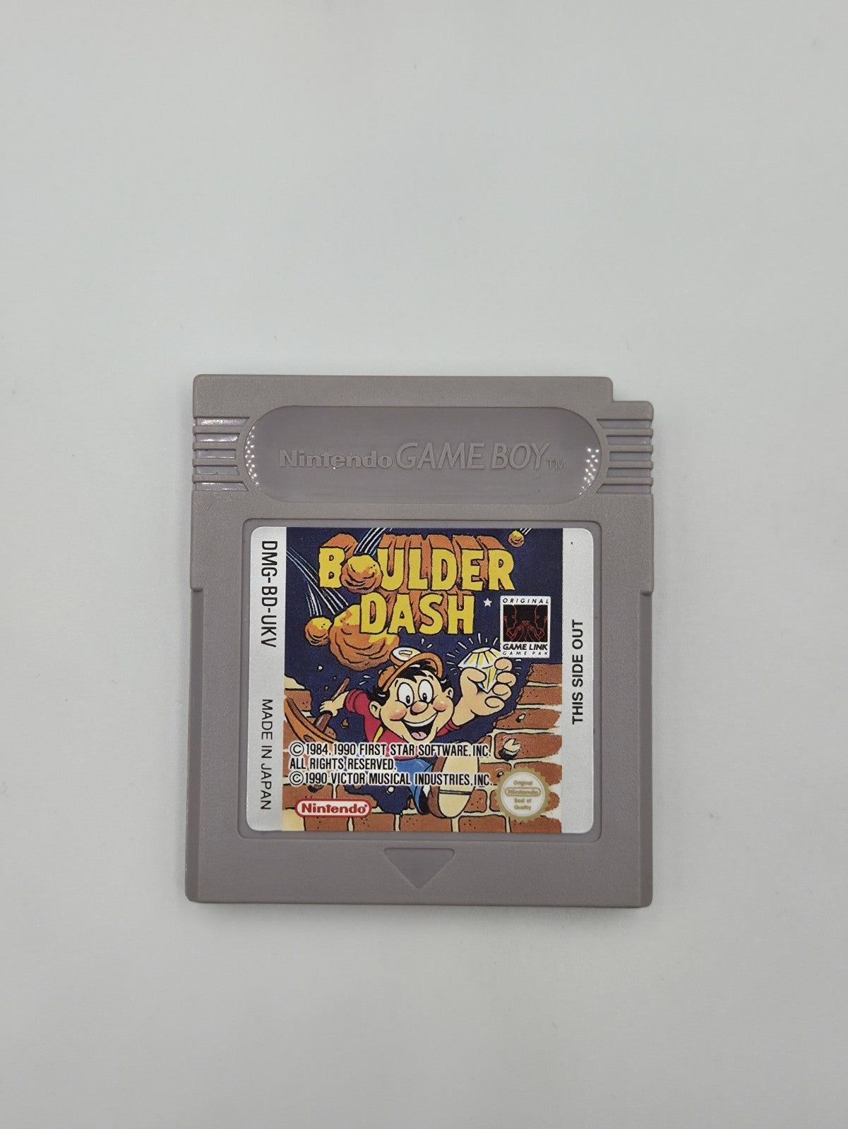 Nintendo Game Boy Classic Spiel Boulder Dash Modul UKV