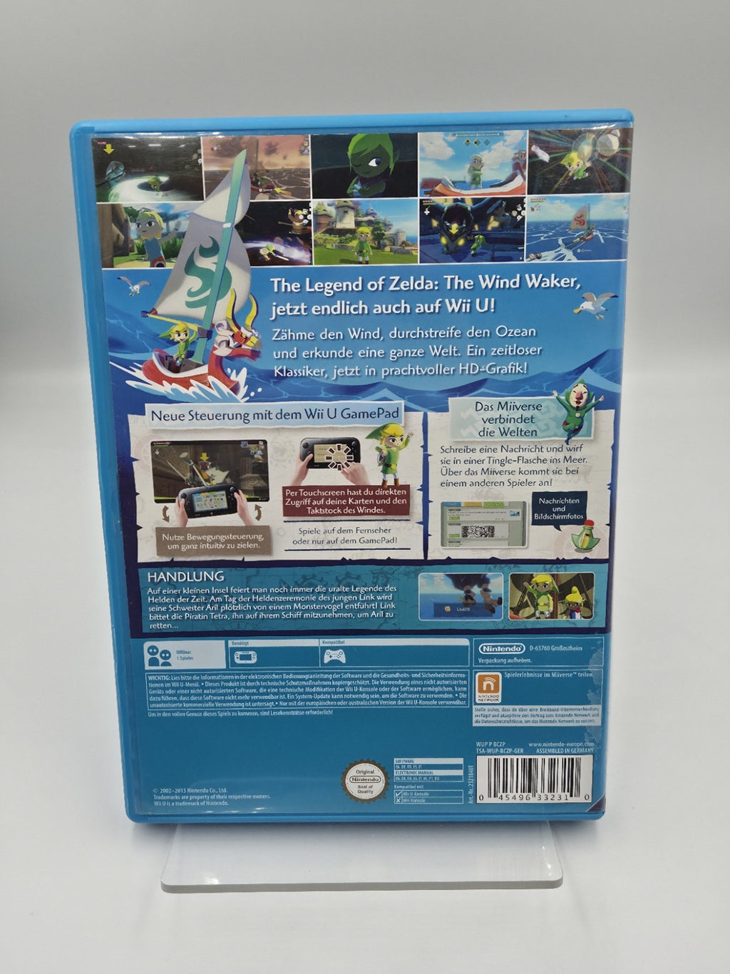 Wii U Spiel The Legend of Zelda The Windwaker mit OVP und Anleitung Deutsch
