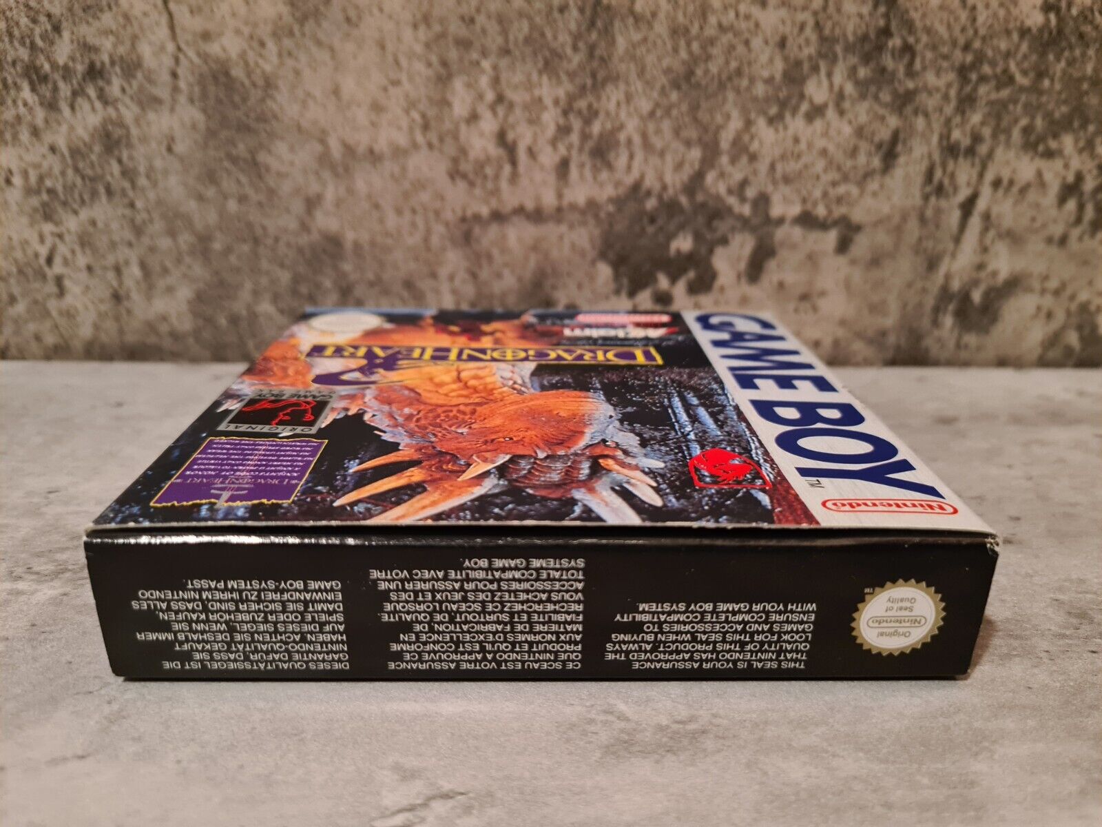 Game Boy Classic DragonHeart mit OVP und Anleitung EUR - T-Retro-Games 