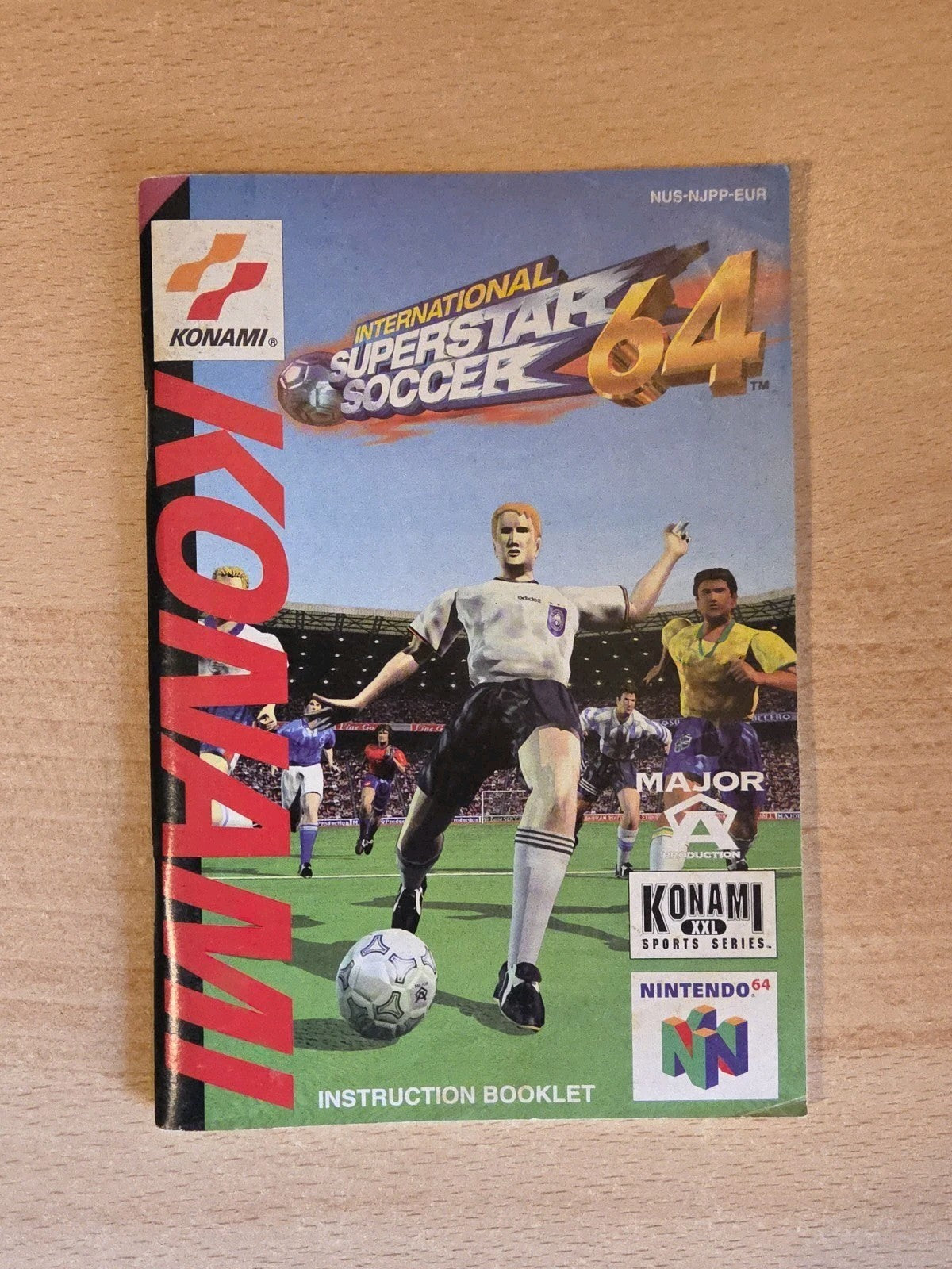 N64 Nintendo 64 International Superstar Soccer 64 Spielanleitung EUR