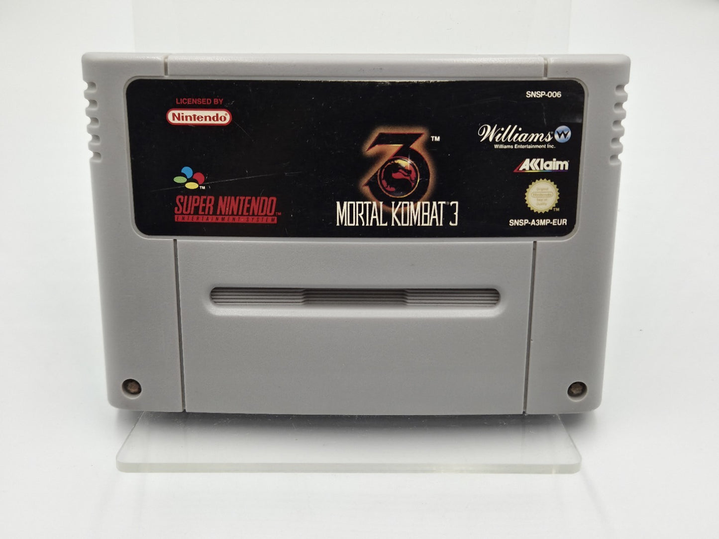 SNES Super Nintendo Mortal Kombat 3 Modul EUR