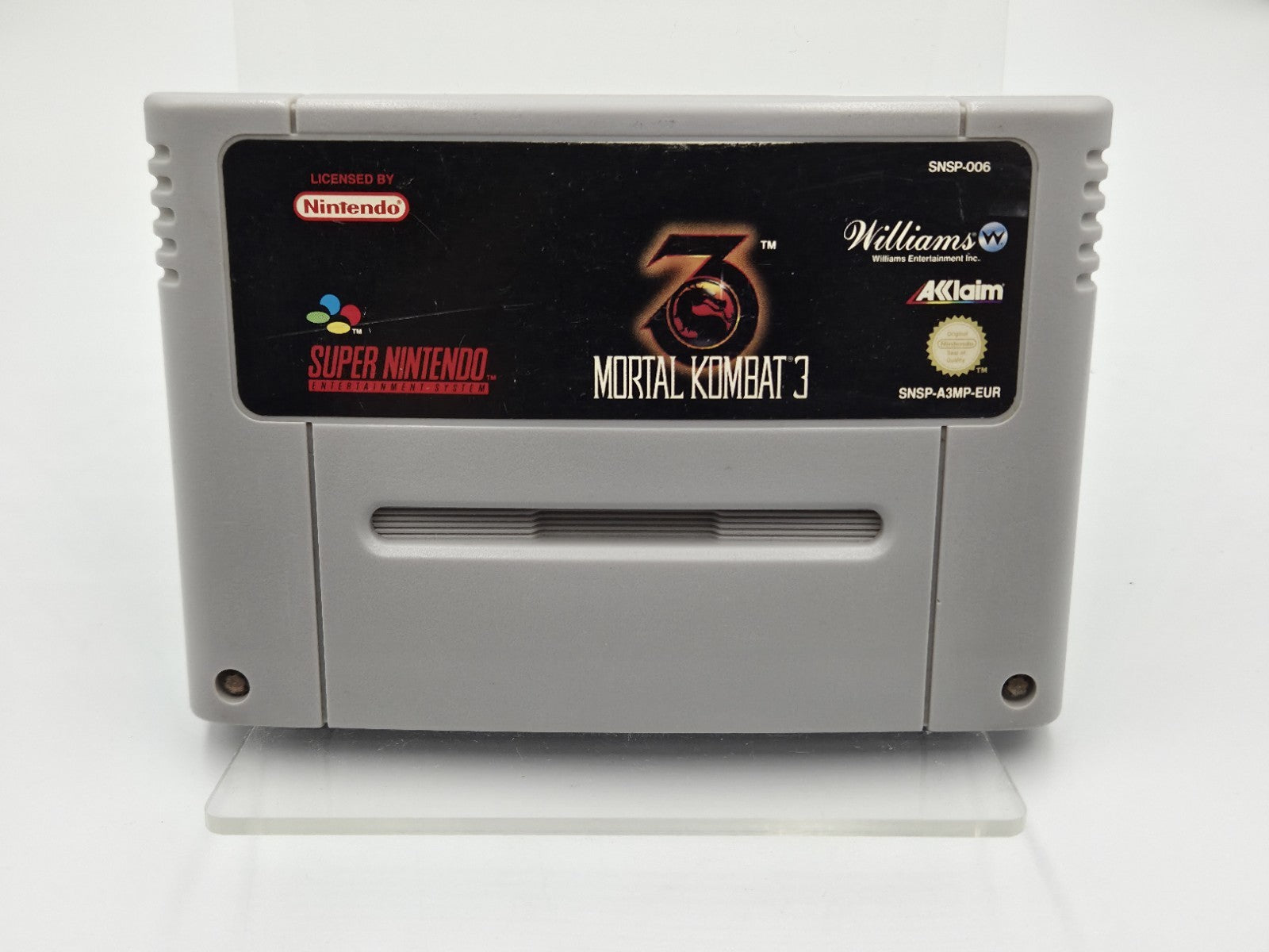 SNES Super Nintendo Mortal Kombat 3 Modul EUR