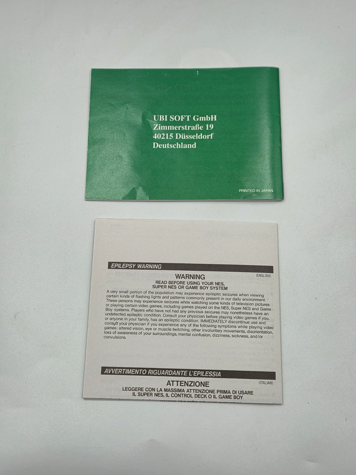 Nintendo Game Boy Classic Spiel Jimmy Connors Tennis mit OVP und Anleitung NOE